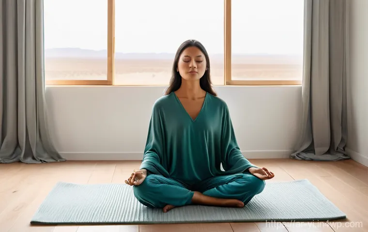 뇌파 조절과 심리적 질환의 관계 - **Prompt 1: Serene Meditation for Alpha Wave Activation**
    "A peaceful image of a person, appeari...